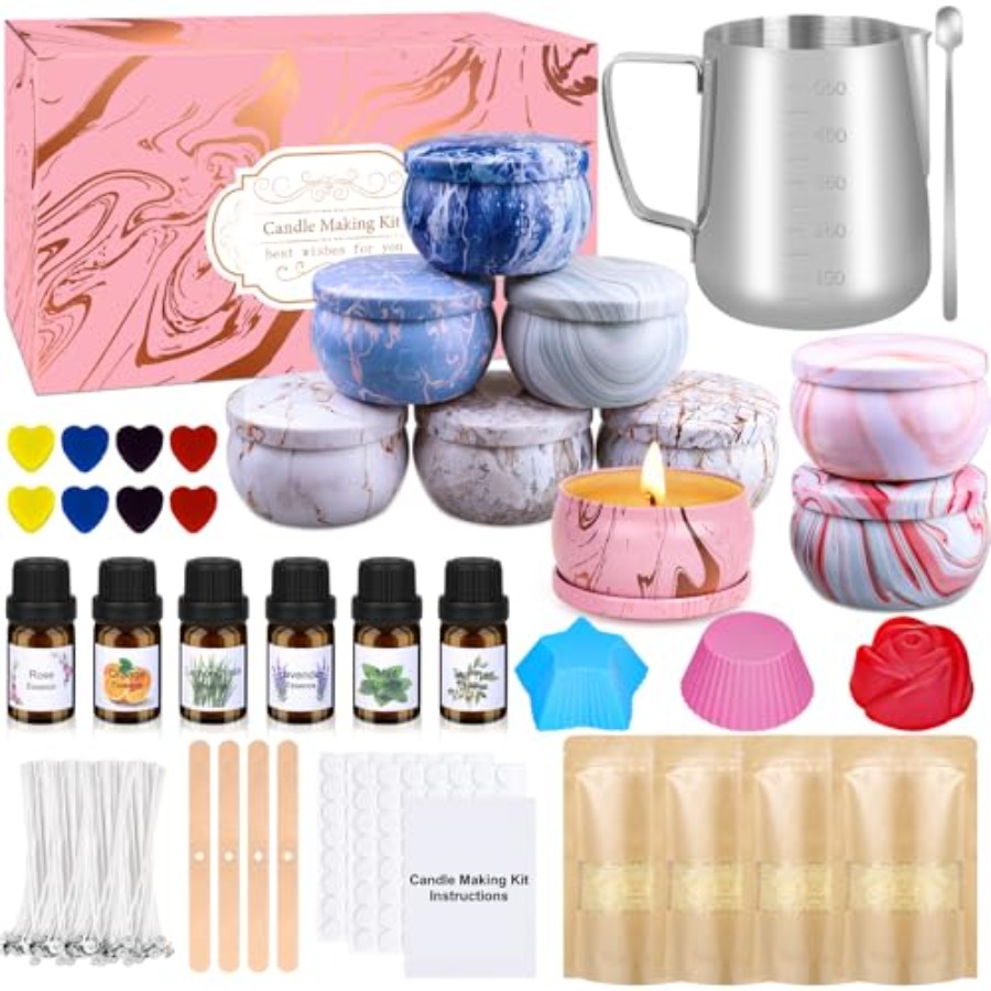 Candle Making Kit Beeswax - Candle Making Kits for Adults, Candle