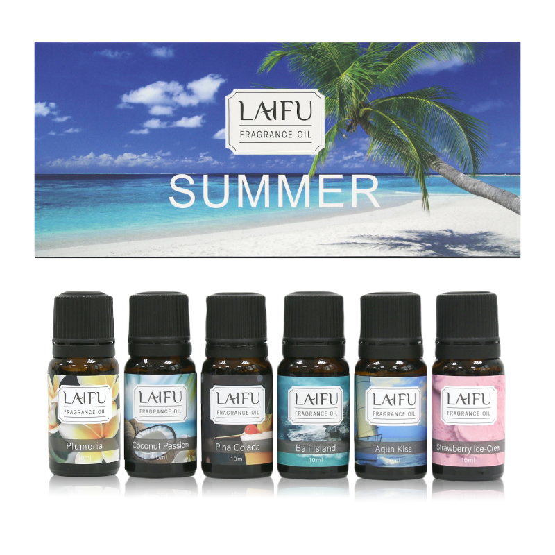Candle Making Bali - 6x10ML Summer Essential Oils Set for