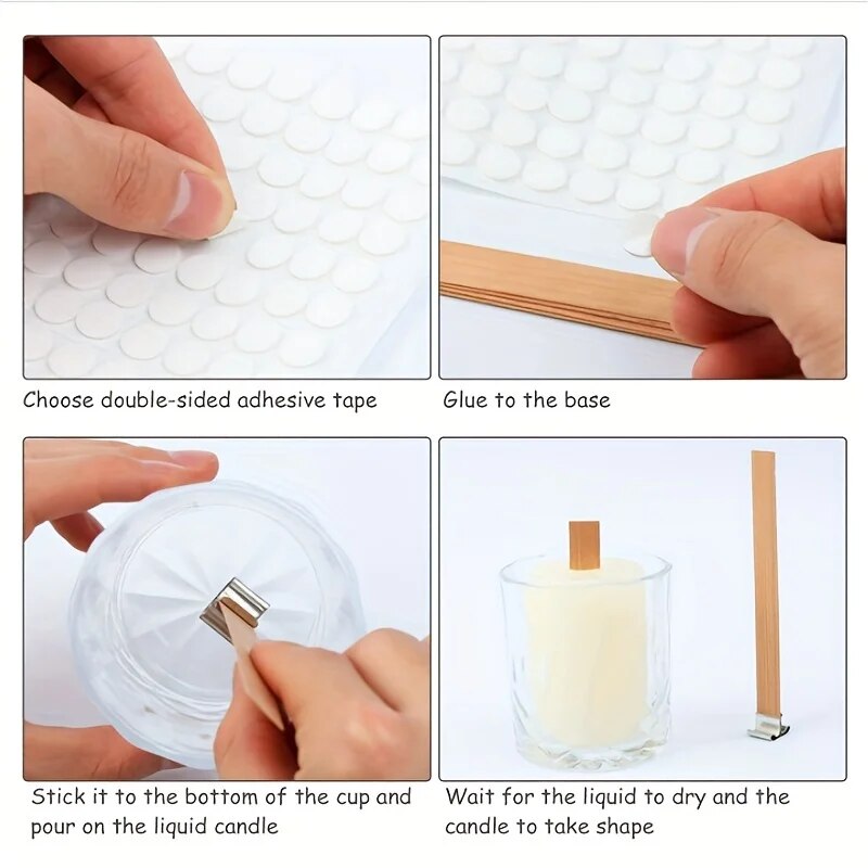 30pcs High Quality Wooden Cand – обзор и цена Candle Making Kit Beeswax