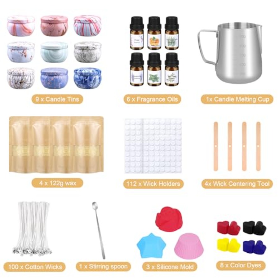 Candle Making Kits for Adults, – обзор и цена Candle Making Kit Beeswax