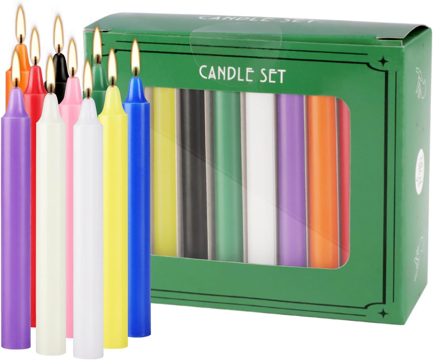 20 Colorful Small Stick Candle – обзор и цена Candle Making Place