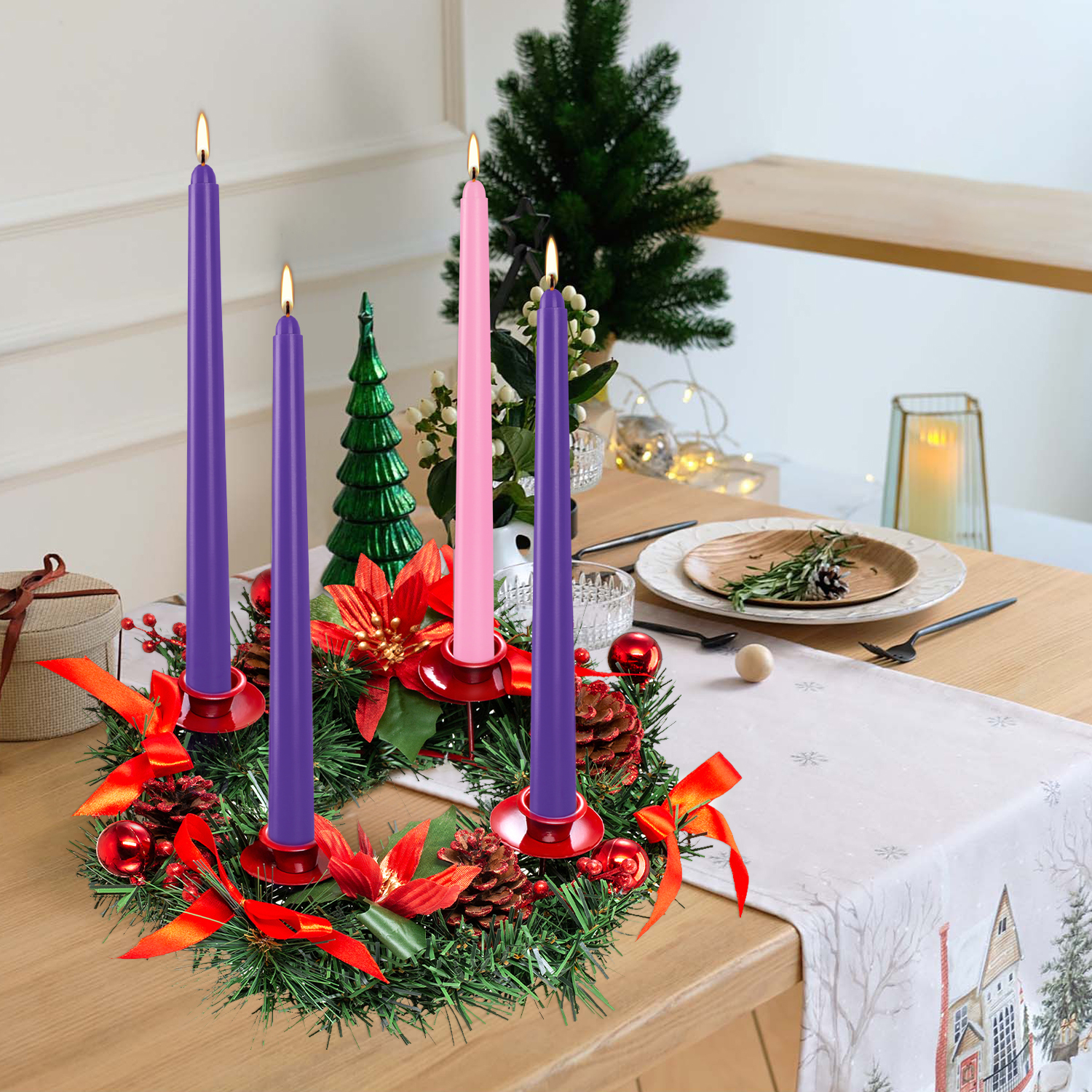 4 Pieces 10inch a Three Purple – обзор и цена Candle Making Place